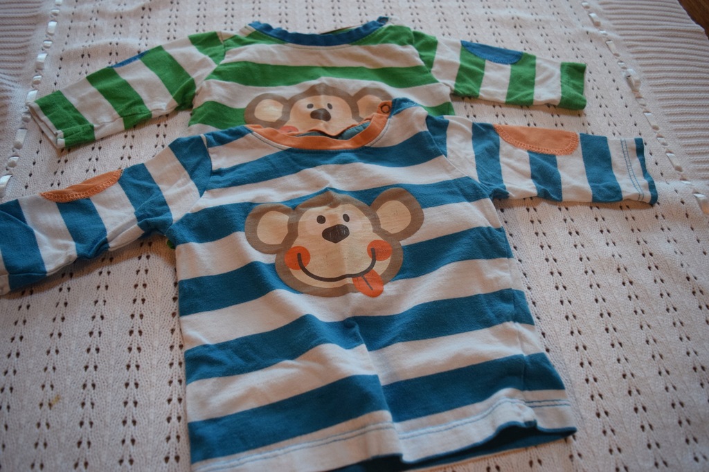 Ubranka dziecięce (62cm) 0-3M paczka koszulki