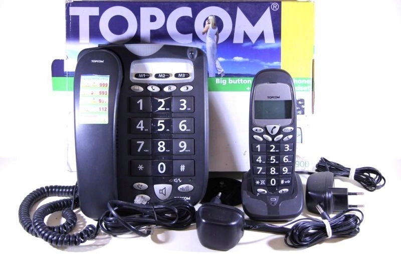 ZESTAW TELEFONÓW TOPCOM BUTLER 900