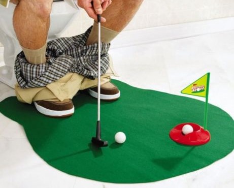 GOLF TOALETOWY NIETYPOWY ZESTAW ŚMIESZNY PREZENT 