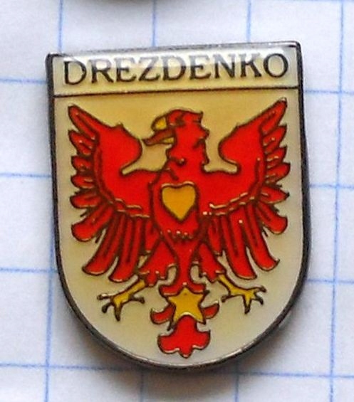 Odznak Herb Drezdenko heraldyka