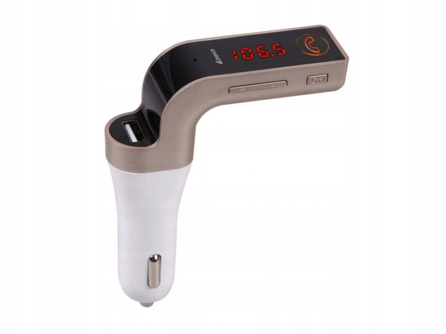 Transmiter FM Zestaw głośnomówiący Bluetooth USB