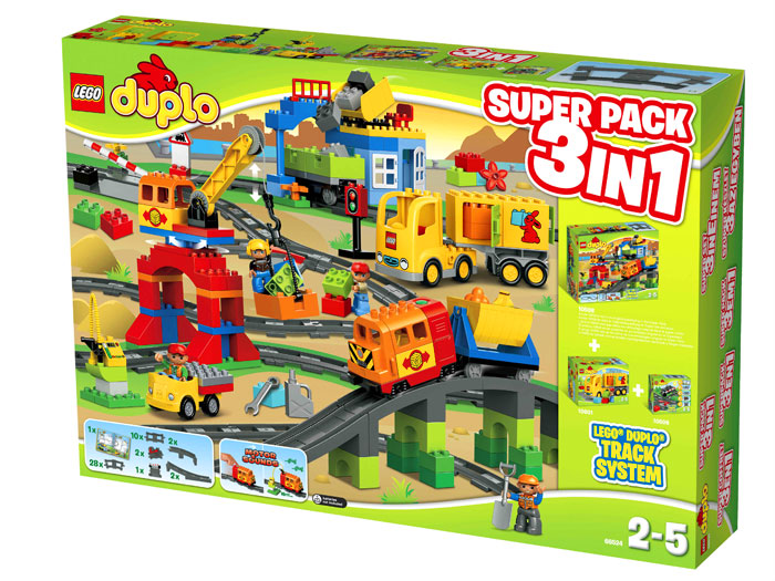 LEGO DUPLO 66524 POCIĄG 10508 + LEGO 10506 + 10601 - 7137947901 ...