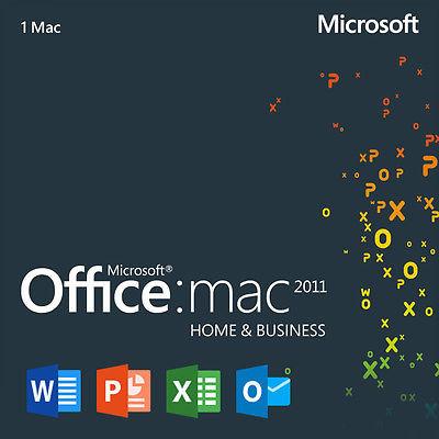 Microsoft Office Home & Business 2011 Mac 24/7