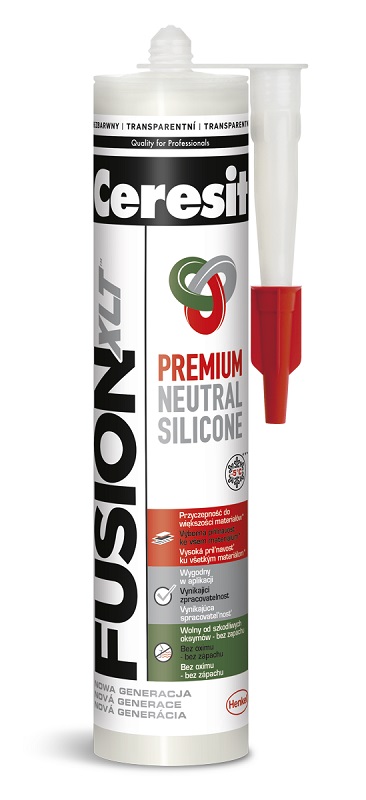 CERESIT FUSION XLT szary silikon neutralny