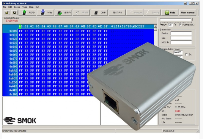 Programator pamięci SMOK PROG II HID