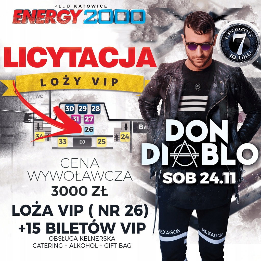 LOŻA VIP DON DIABLO ENERGY 2000 KATOWICE 24.11.18