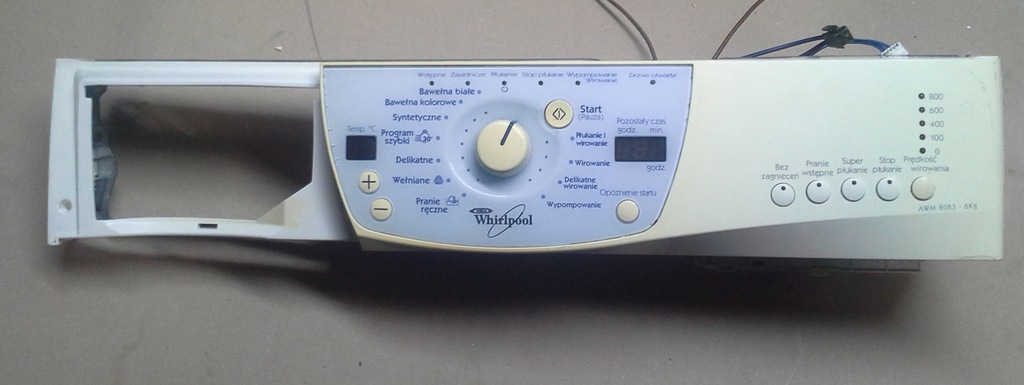 Moduł programator pralki Whirlpool AWM 8083