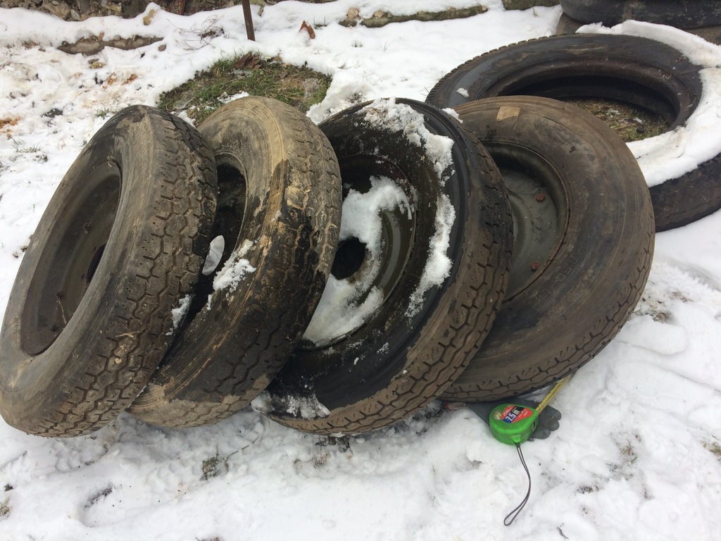 Koła do wozu 6,5-16C rolnicze, felgi z oponami
