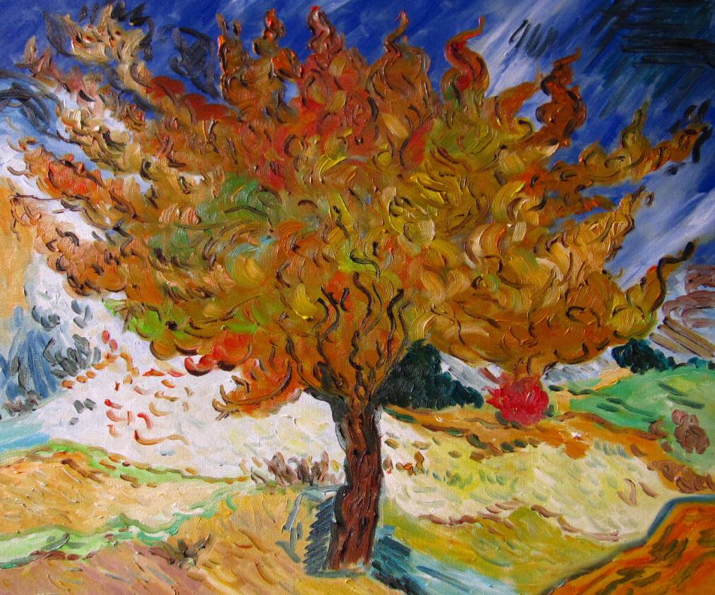 VINCENT VAN GOGH Drzewo morwowe OBRAZ OLEJNY