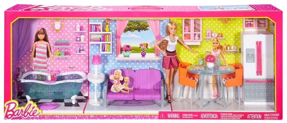 Barbie @@ MIESZKANKO ZESTAW MEBLI DMX68 @@ +lalka!