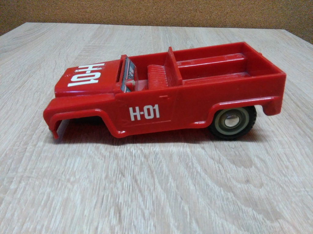 Polska zabawka PRL jeep tramp synteza Bydgoszcz
