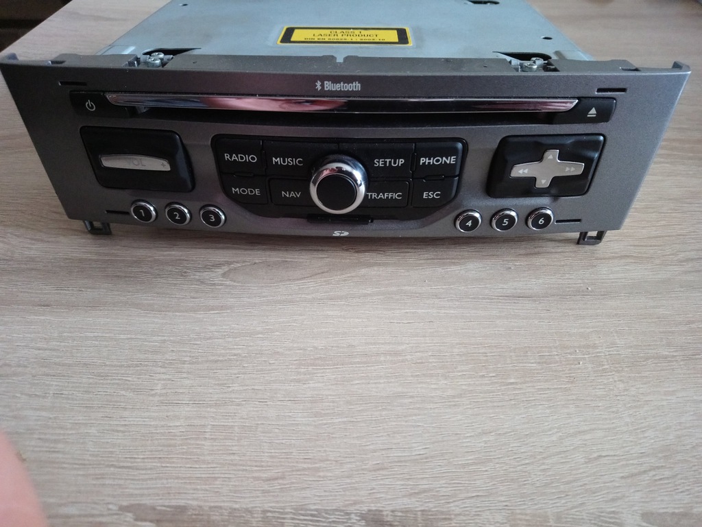 RADIO NAWIGACJA PEUGEOT 308 BLUETOOTH MAPA Z MAPĄ