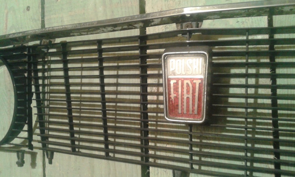 Grill ,Atrapa Fiat 125 p,przejściówka 1974,UNIKAT