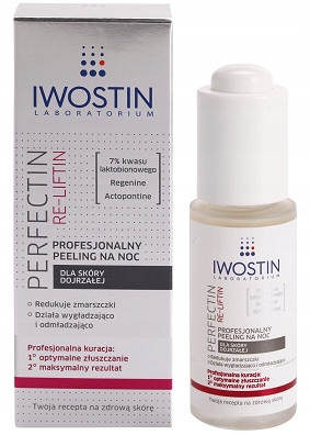 WYPRZEDAŻ! IWOSTIN PERFECTIN RE-LIFTIN PEELING NOC