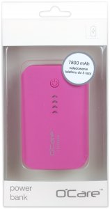 POWERBANK O CARE 7800 MAH - RÓŻOWY