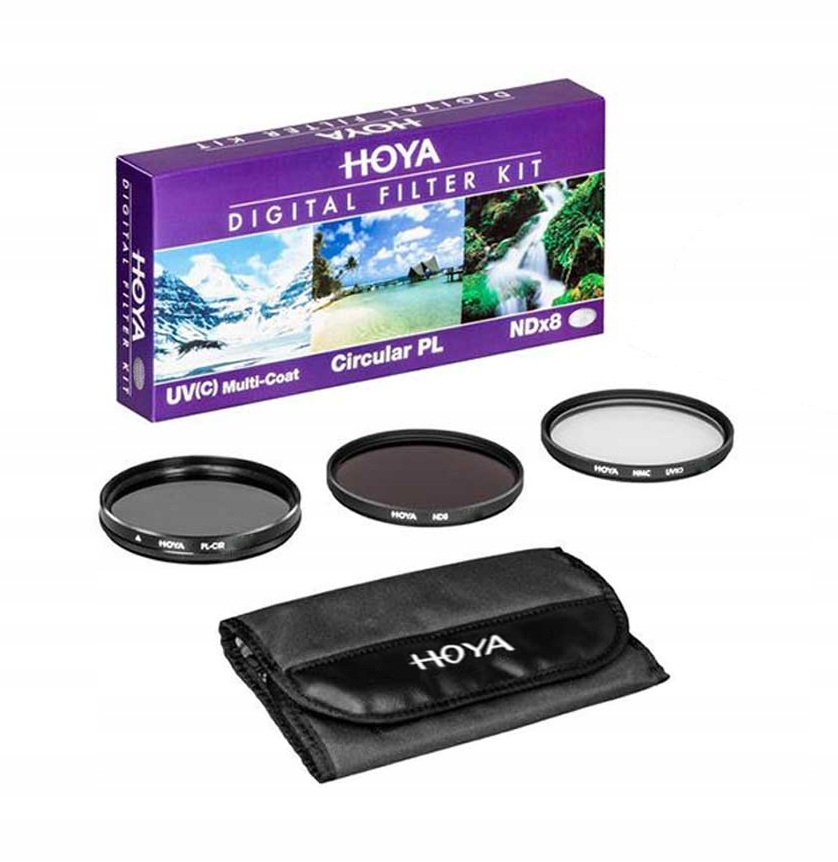 HOYA UV + CPL + NDx8 40,5mm do Nikon 1 VR 10-30 mm