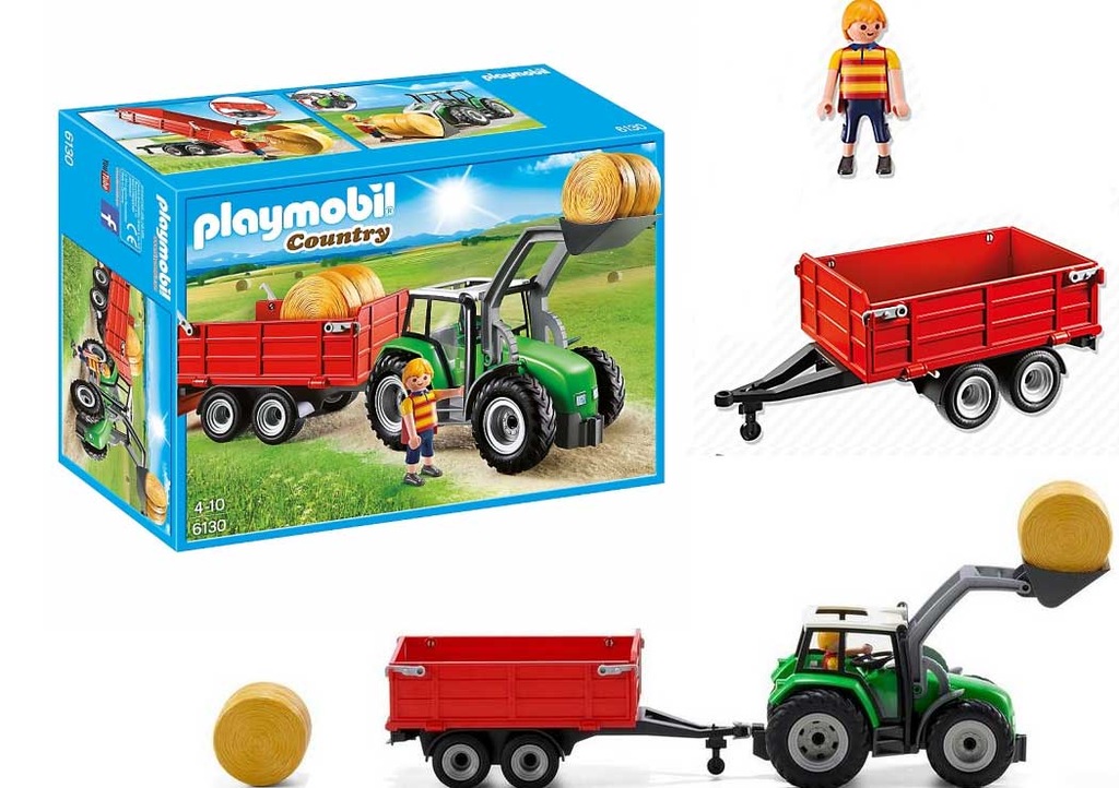 Tracteur Playmobil 6130 Playmobil Country Tractor Tractor
