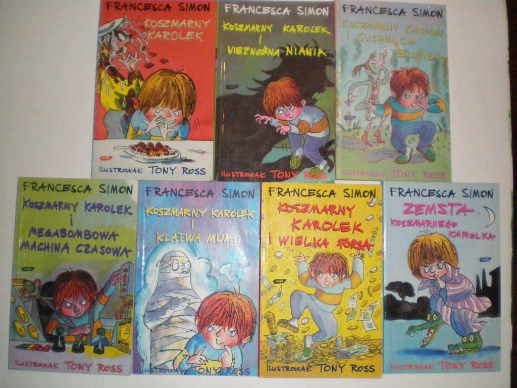KOSZMARNY KAROLEK I ... Francesca Simon x7