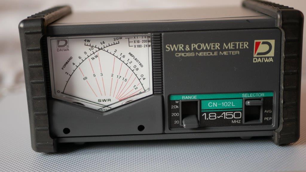 reflektometr DAIWA CN 102 L  pomiar 1,8 do 150 MHz