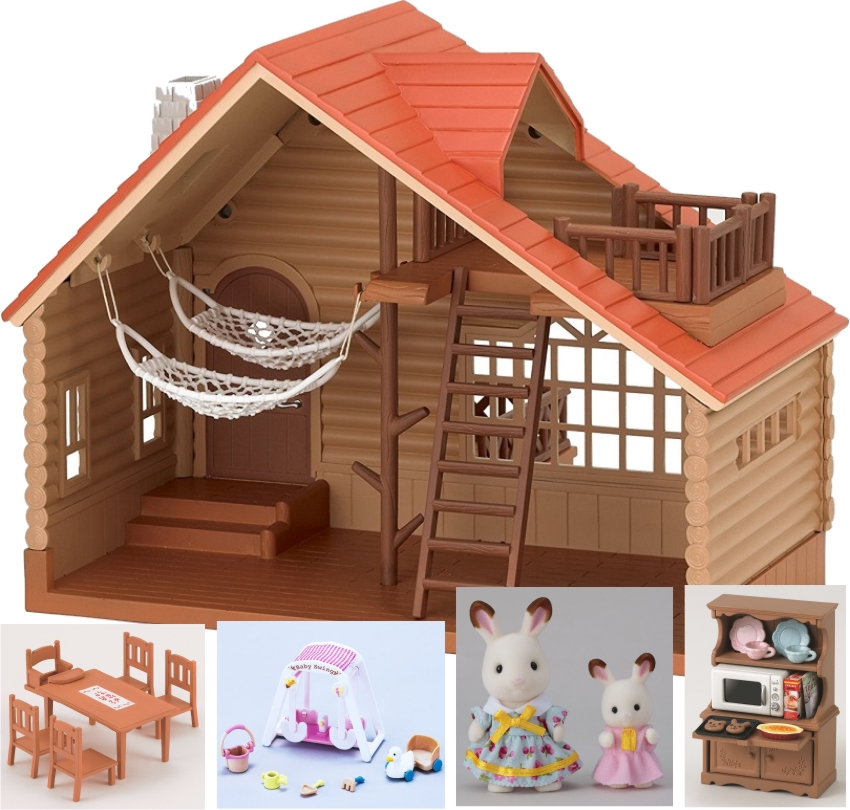 SYLVANIAN FAMILIES DOMEK Z BALI FIGURKI MEBLE 5278