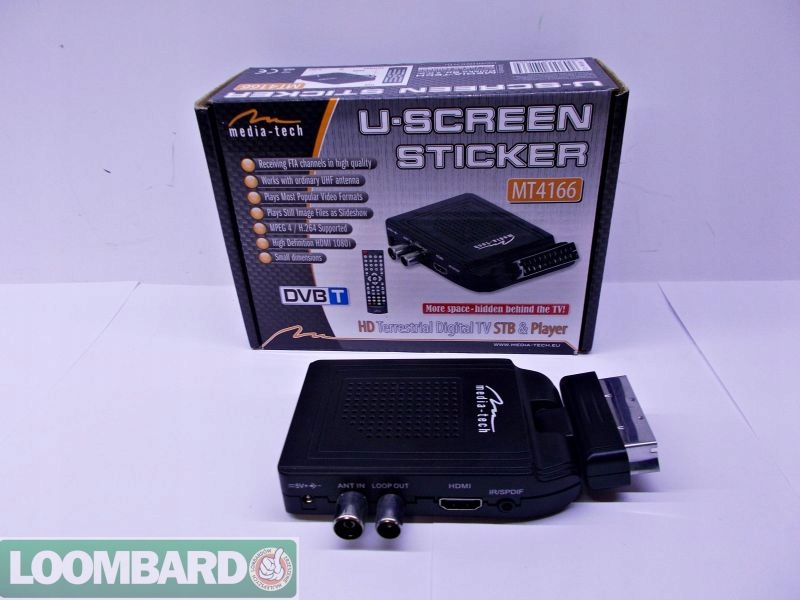 DEKODER DVBT MEDIA-TECH MT 4166 ///ZESTAW///