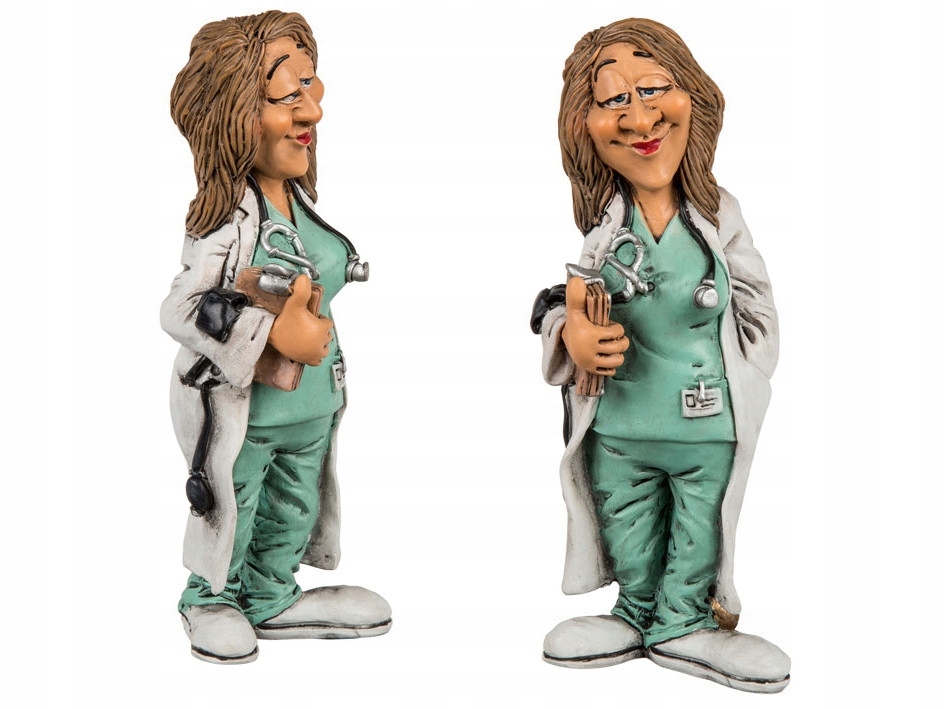 FIGURKA LEKARKI KARYKATURA LEKARZA PANI DOKTOR