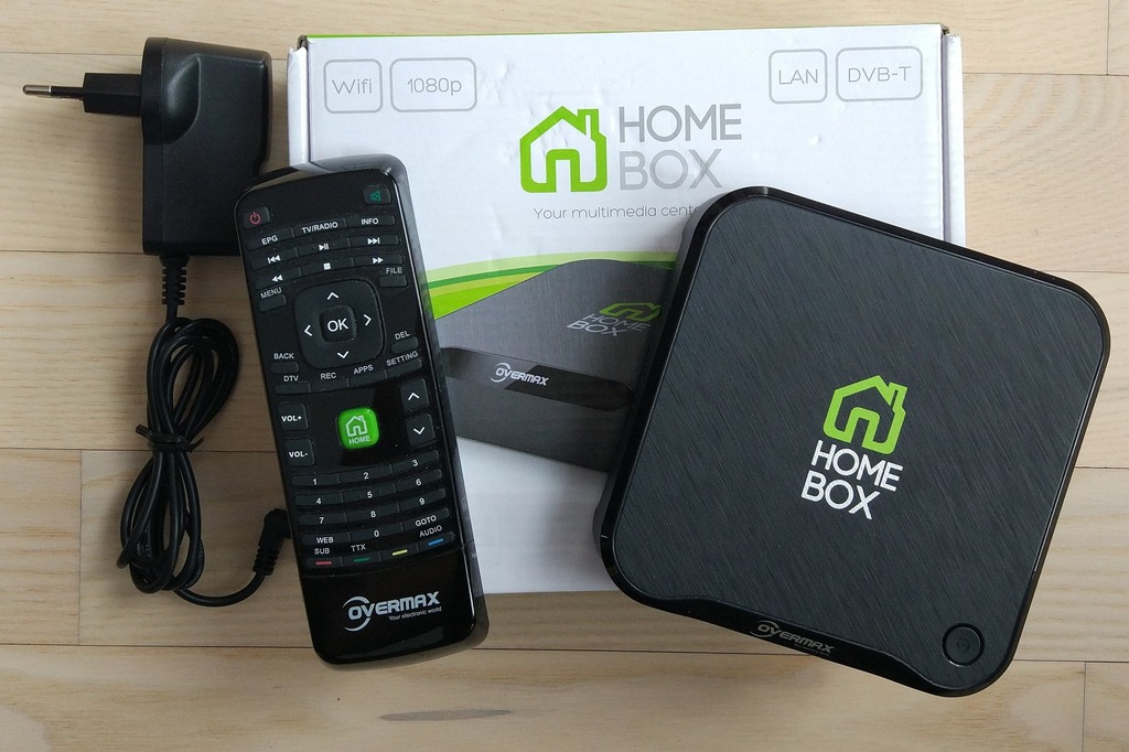 Overmax HomeBox Tuner DVBT Android Box XBMC Kodi