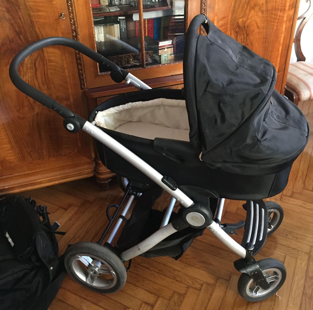MUTSY TRANSPORTER  wózek dziecięcy, czarny