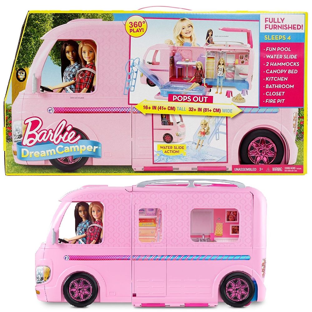 Kamper Barbie Wymarzony Mattel dla lalek GRATIS