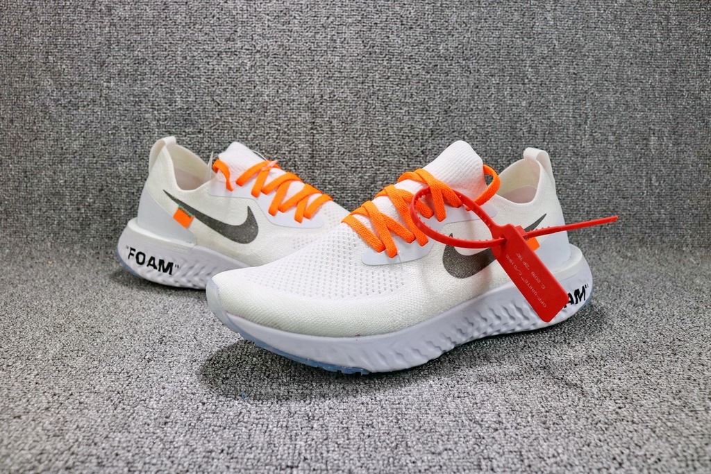 off white x nike epic react flyknit