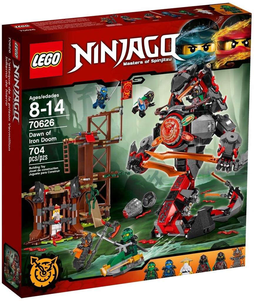 KLOCKI LEGO NINJAGO 70626 ŚWIT ŻELAZNEGO FATUM