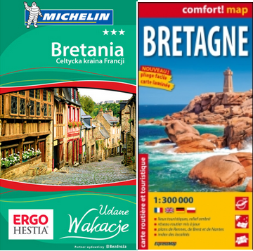Bretania.Celtycka kraina Francji. Wakacje.+ mapa