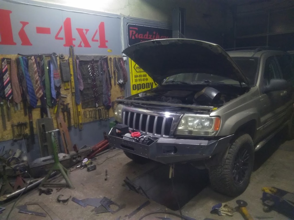 Jeep WJ zderzak stalowy off road k4x4 7267587240