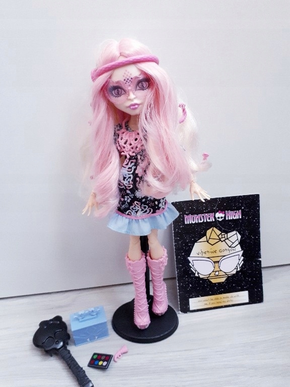Viperine Gorgon lalka Monster high kamera unikat
