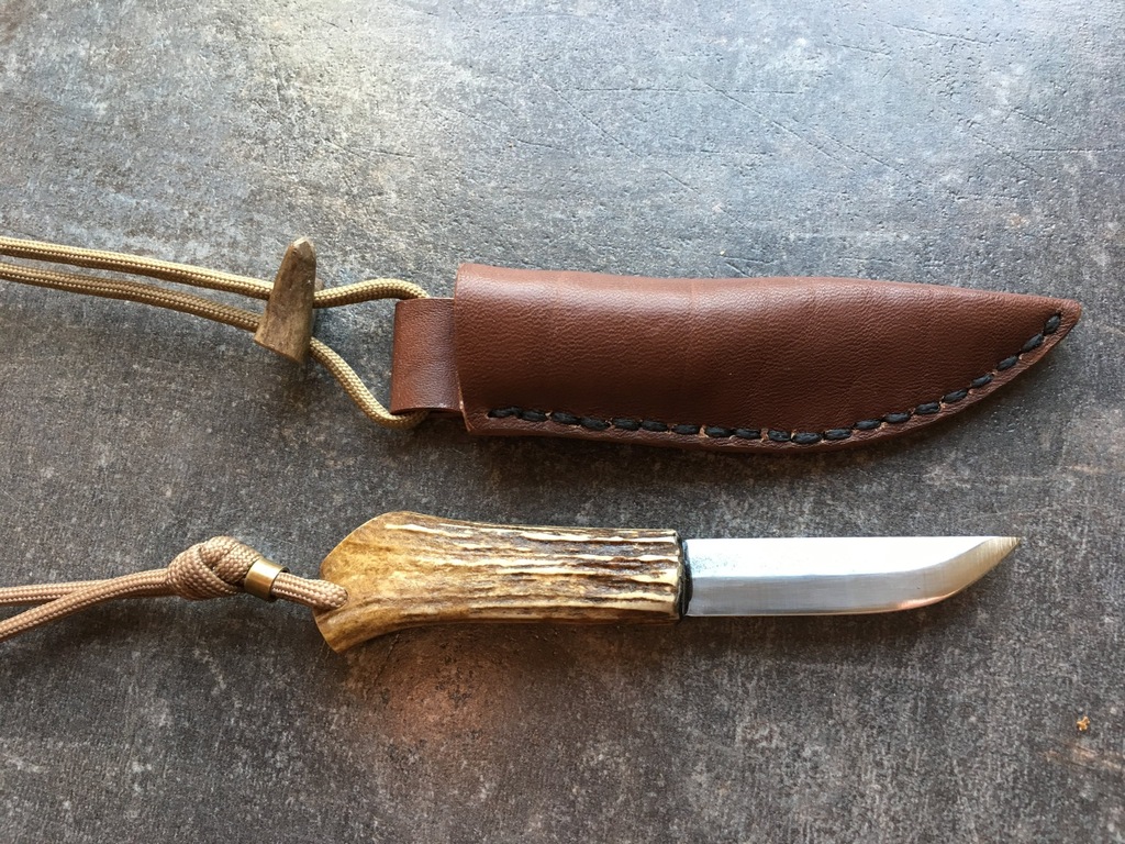 Nóż custom NECK! Okazja! LAURI CARBON 01