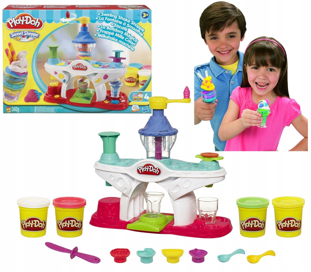 CIASTOLINA PLAY-DOH ZAKRĘCONA CUKIERNIA KOKTAJLE