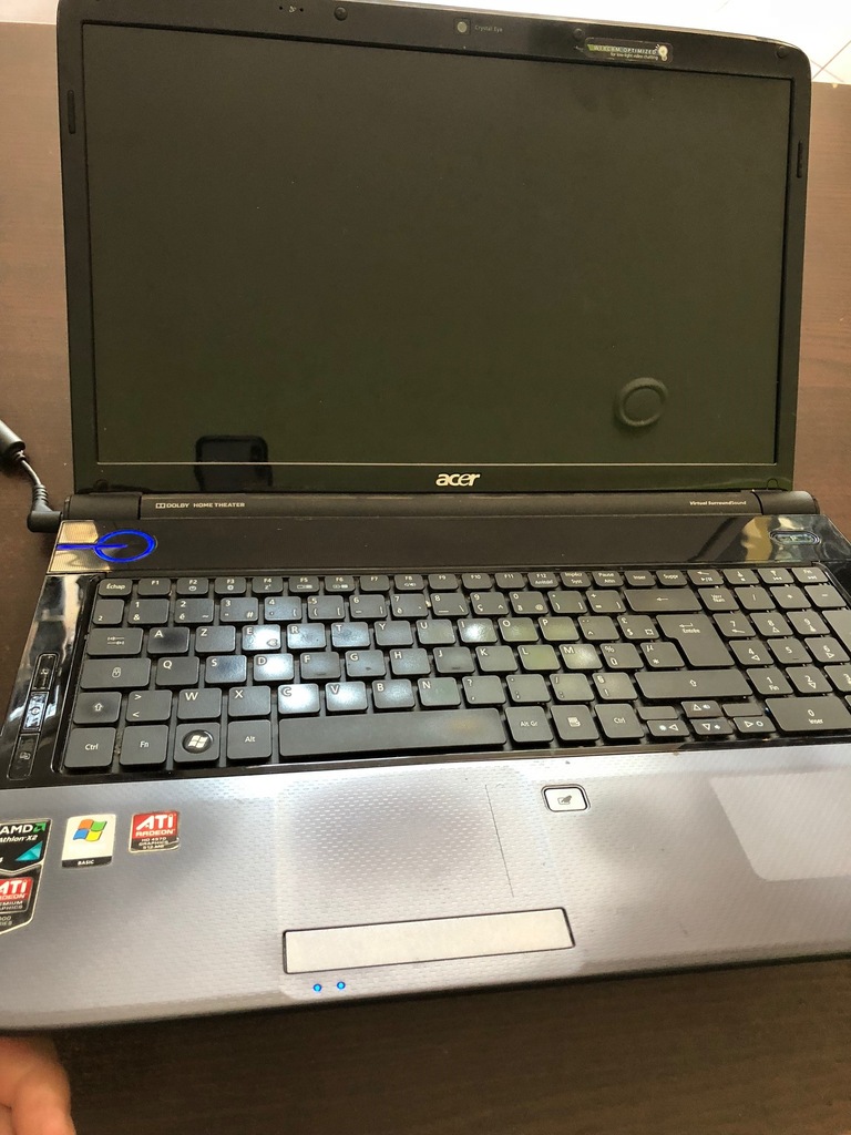 Acer Aspire 7535 brak obrazu, MS2262