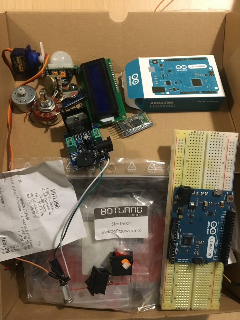 Arduino Leonardo + dużo dodatków
