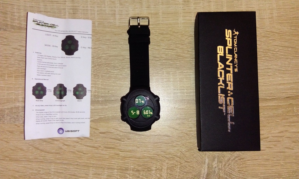 - ZEGAREK - TOM CLANCY`S SPLINTER CELL BLACKLIST
