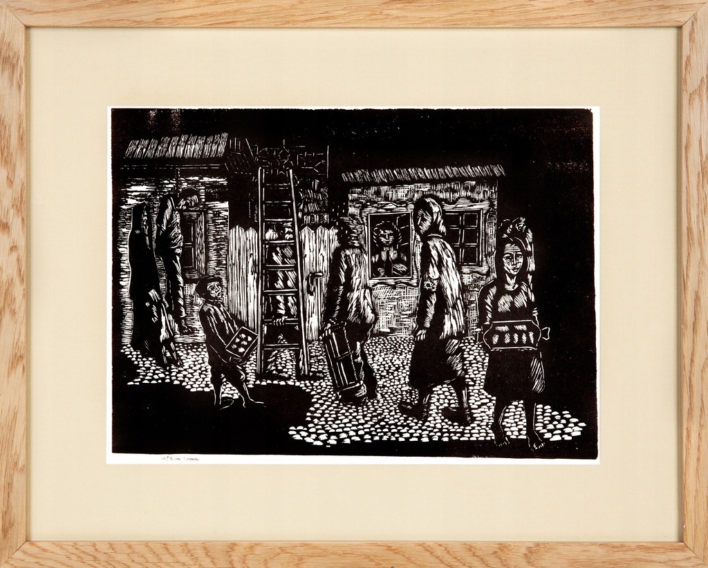 Jonasz STERN (1904-1988) 'Ulica w getcie lwowskim'