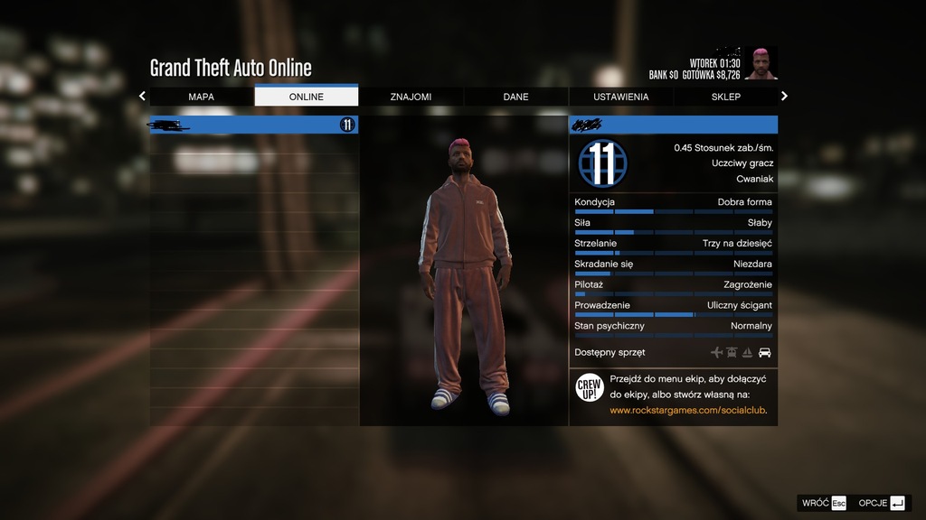 KONTO GTA V ROCKSTAR