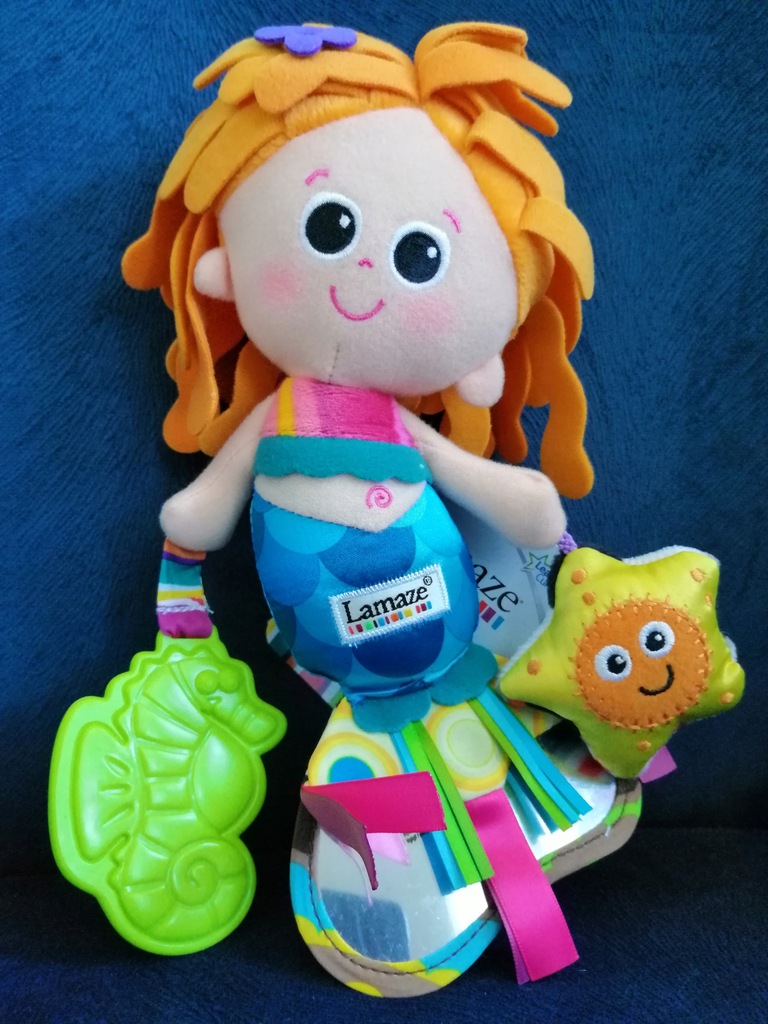 Lamaze Syrenka zawieszka zabawka maskotka dźwięki