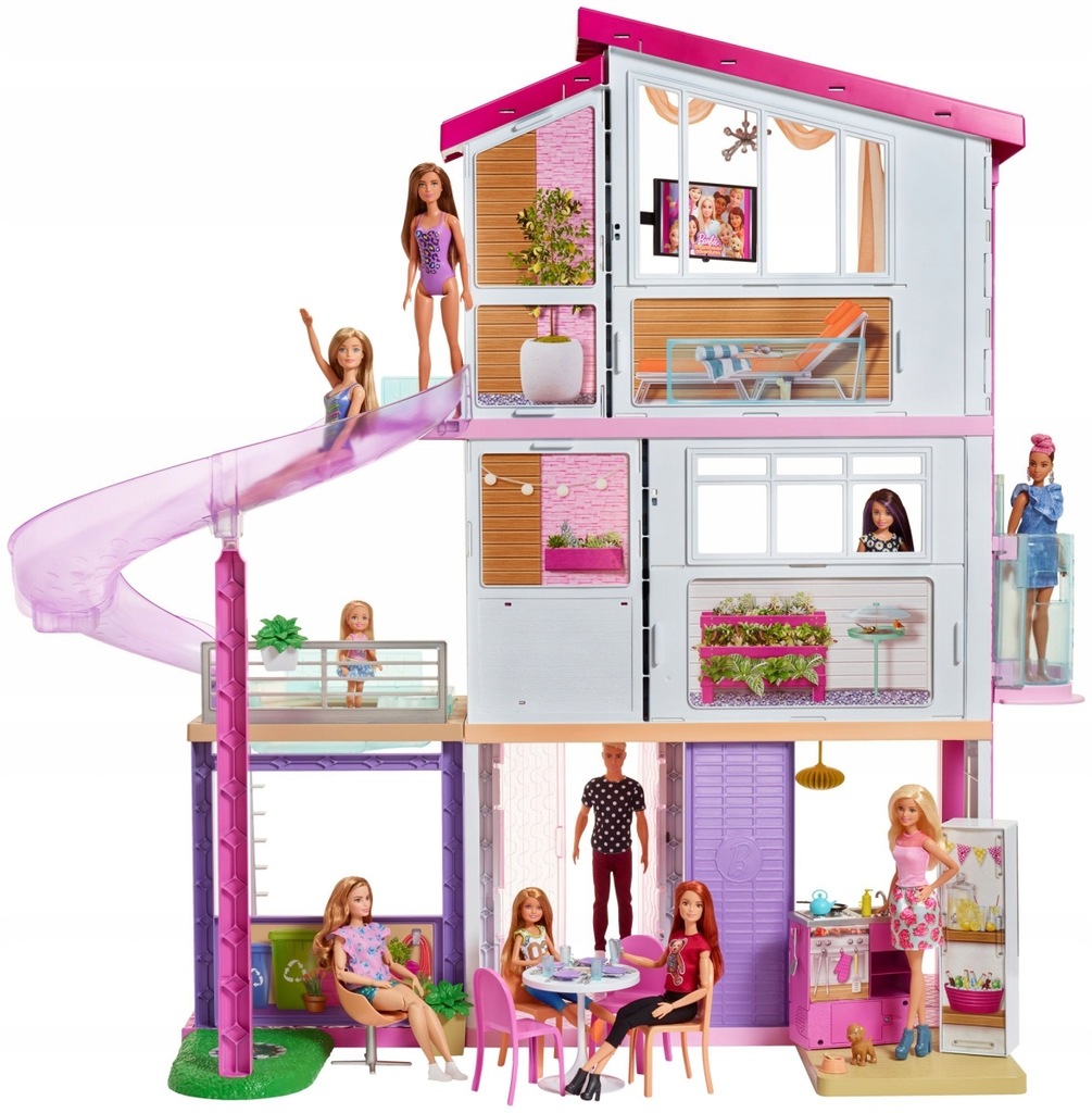 Кукольный домик Barbie дом мечты, fhy73