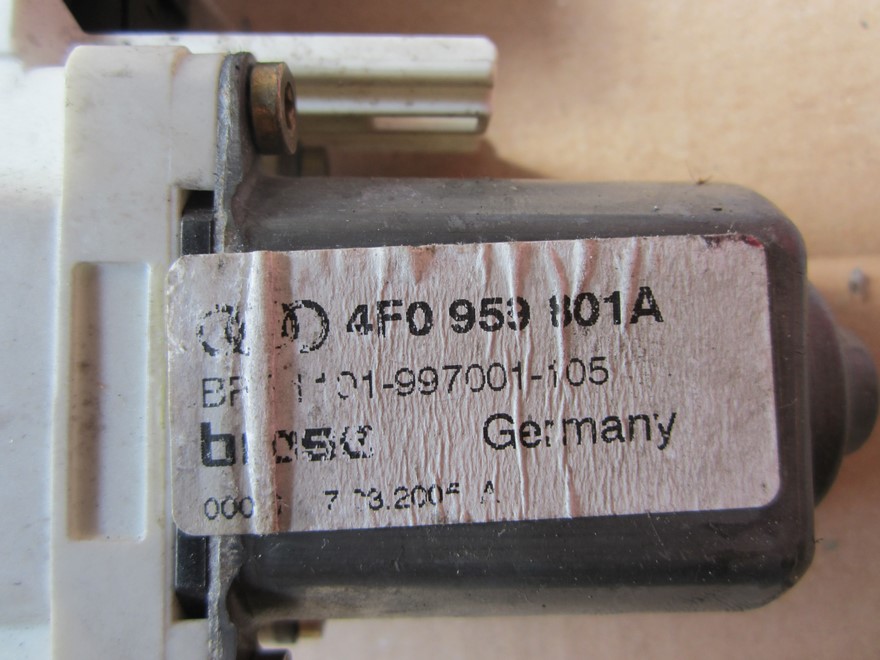mini motor windows left rear part AUDI A6 C6 4F0959801A