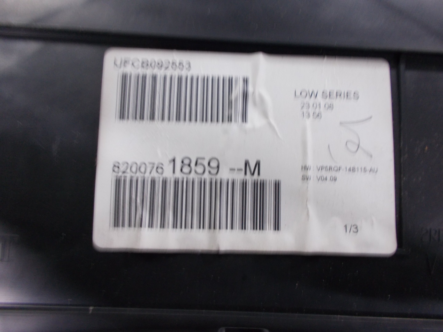 CLIO III 1.5 DCI dials dials 8200761859M