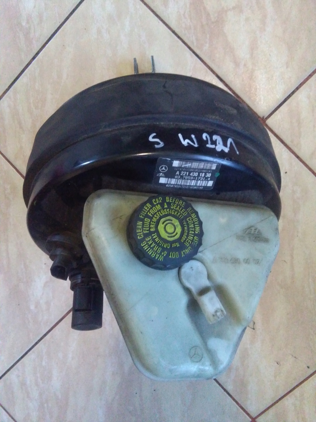 servo servo Servofreno Mercedes W221 S klasa OE EU