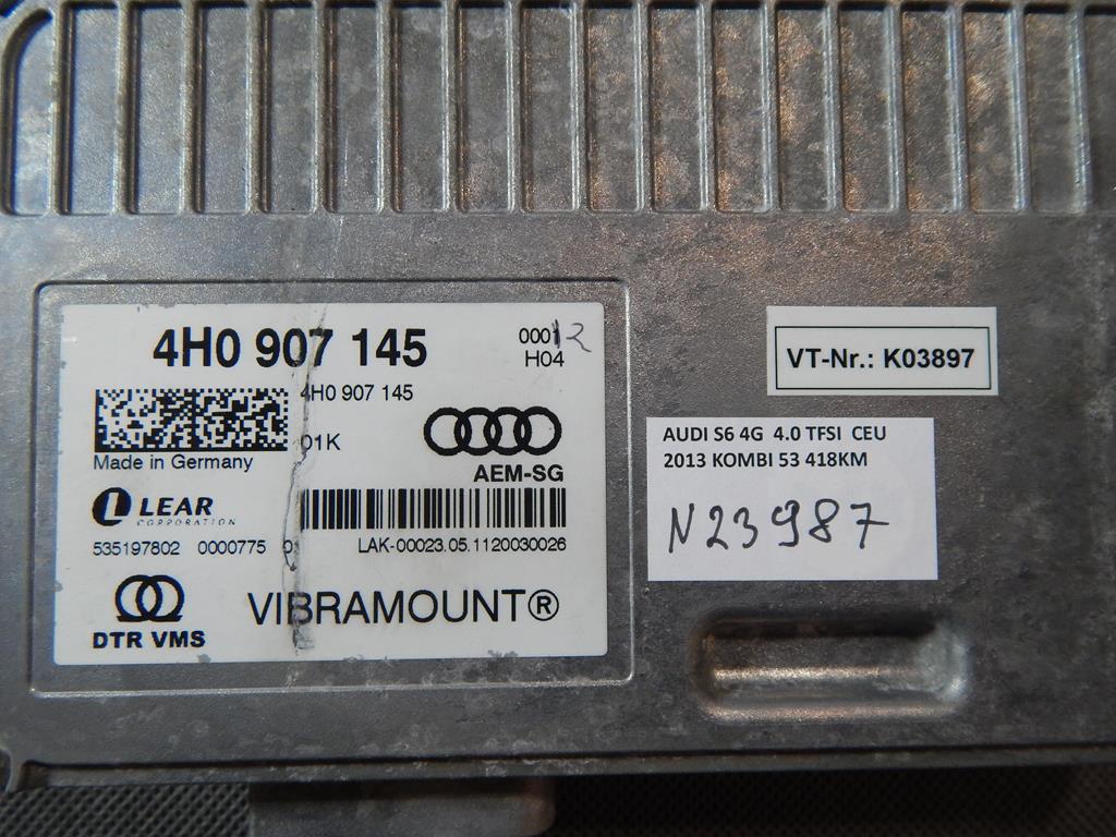 AUDI A6 S6 4G control unit springing 4H0907145