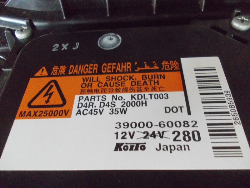 LIGHT FRONT FRONT LEFT TOYOTA GT BRZ XENON
