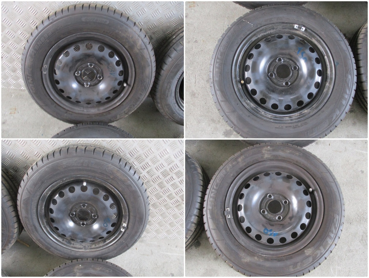 wheels discs tyres metal VW UP 1S0 R14 15r