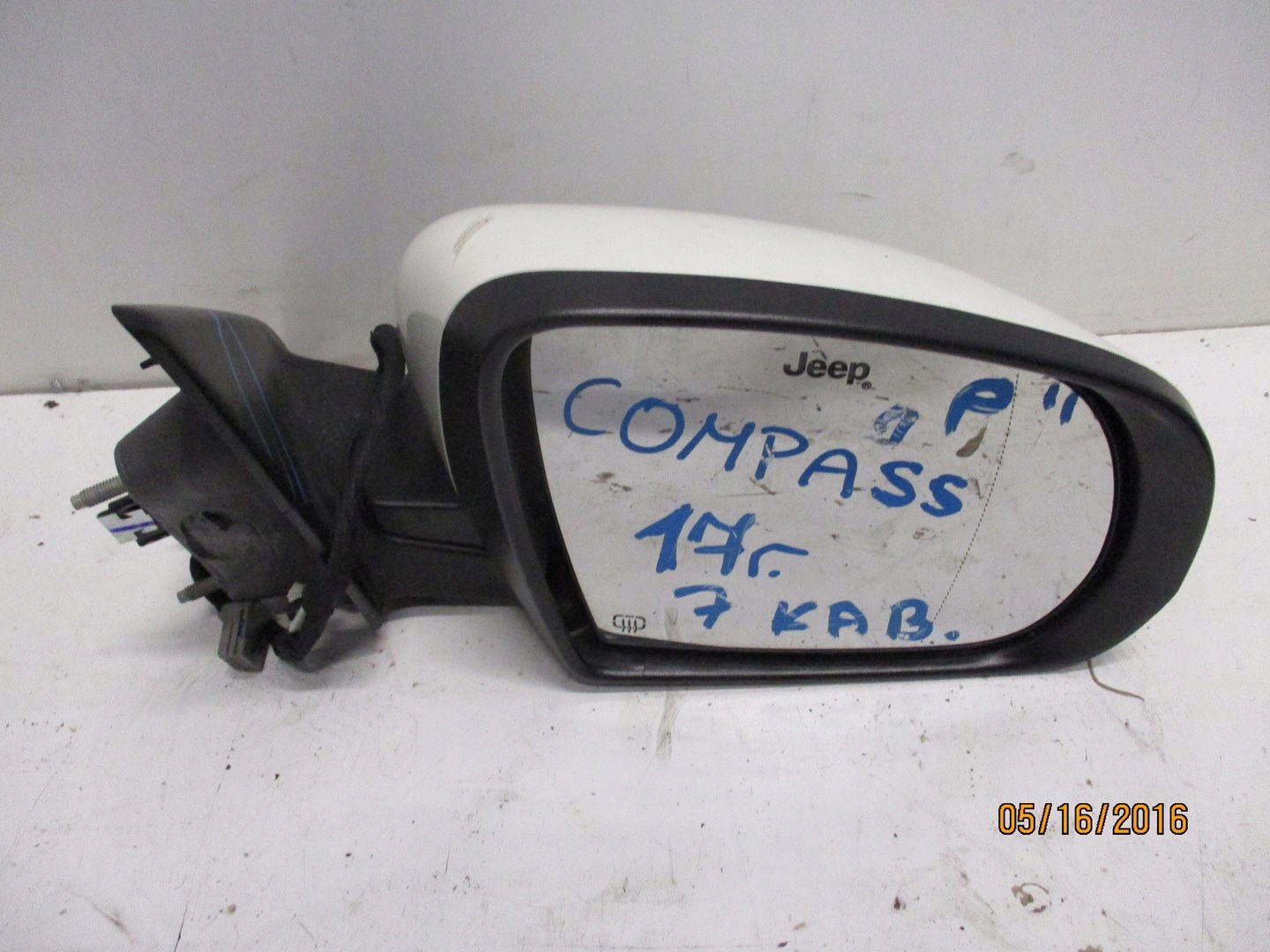 mirror Jeep Compass 17R right